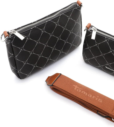 Tamaris Umhängetasche TAS Anastasia 31171 Damen Handtaschen Print Einheitsgrösse Black 100, Einheits