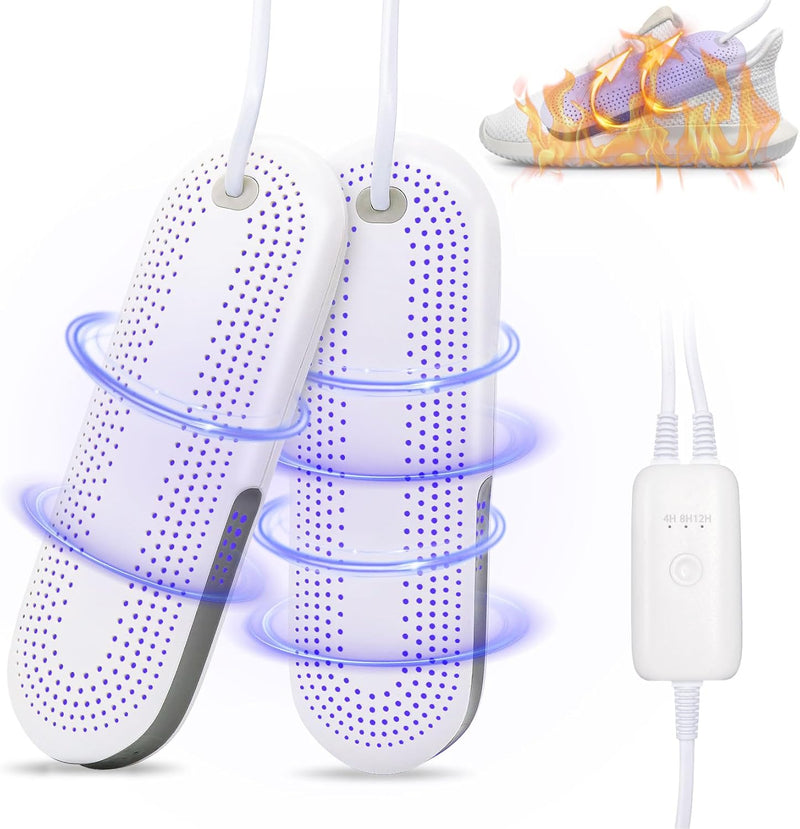 Idota Schuhtrockner Elektrisch, Schuh Trockner Tragbarer, Elektrischer Schuhtrockner mit 3 Modi Time