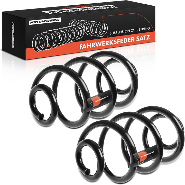 Frankberg 2x Federn Fahrwerksfeder Hinterachse Kompatibel mit Clio III 2005-2014 Clio III Grandtour