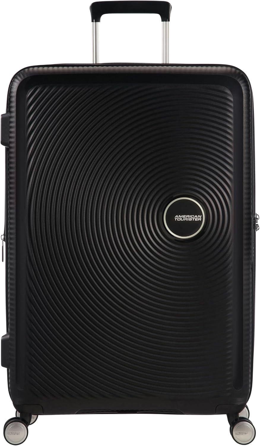 American Tourister Soundbox - Spinner M Erweiterbar Koffer, 67 cm, 81 L, Schwarz (Bass Black) Schwar