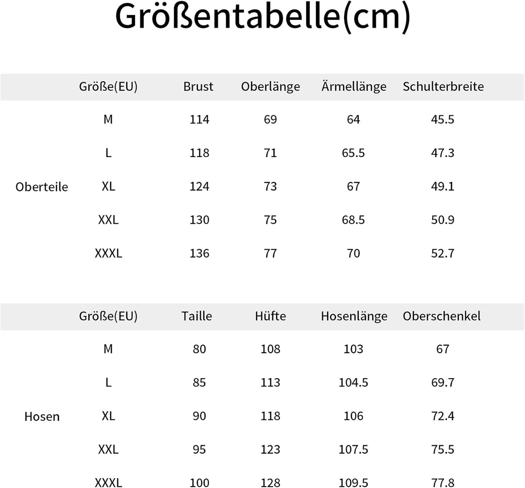 W JIANWANG Trainingsanzug Herren Hoodie Baumwolle Jogginganzug Herren Athletisch Komfortabel Tracksu