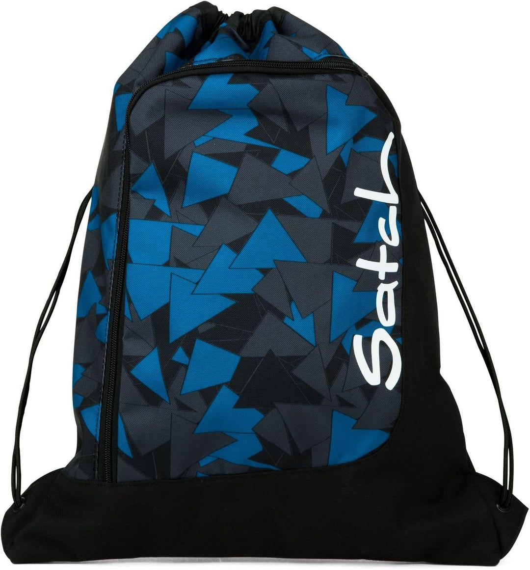 Satch Pack Blue Triangle Schulrucksack Set 3tlg.