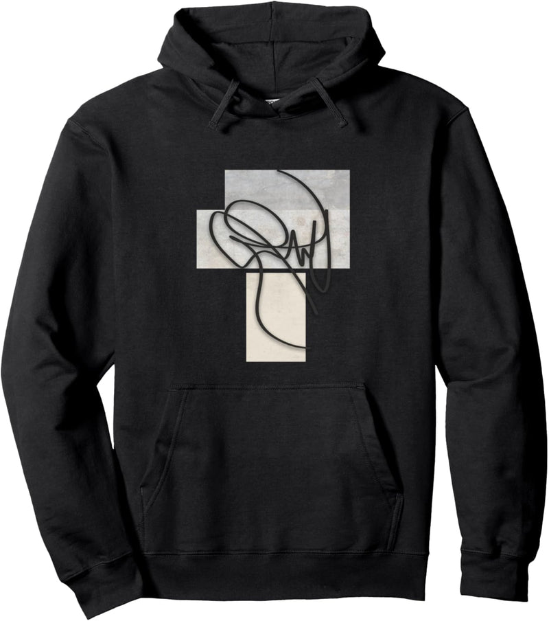 Abstrakte Kunst Zeitgenössische Moderne Minimalistischer Pullover Hoodie