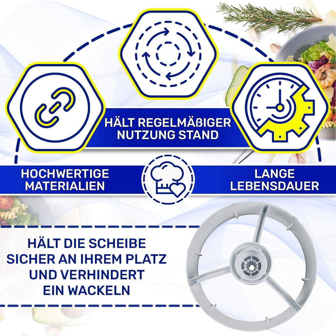 MONTERAL Plattenhalter für Küchenmaschine mit Abmessungen Ø 193 mm x 59 mm mit Originalcode 00750906