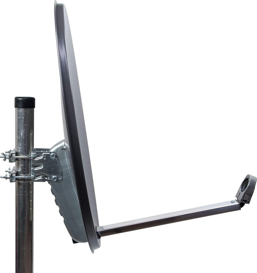 Schwaiger SPI621.1 Aluminium SAT-Spiegel, (Durchmesser 62 cm) Anthrazit, Anthrazit