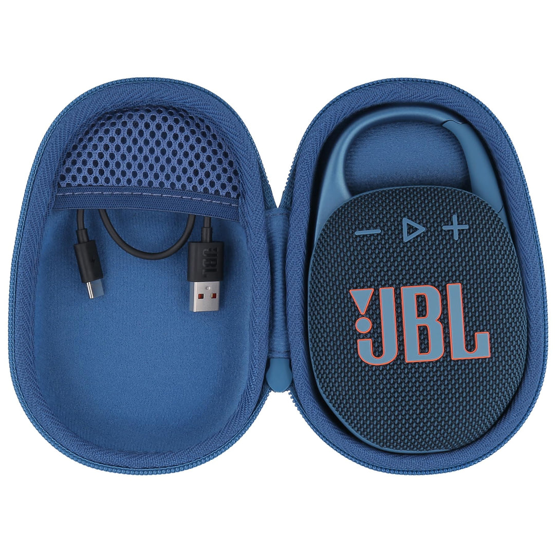 co2CREA Hart Reise Schutz Hülle Etui Tasche für JBL Clip 5 /JBL Clip 4 / JBL Clip 4 Eco Tragbare Blu
