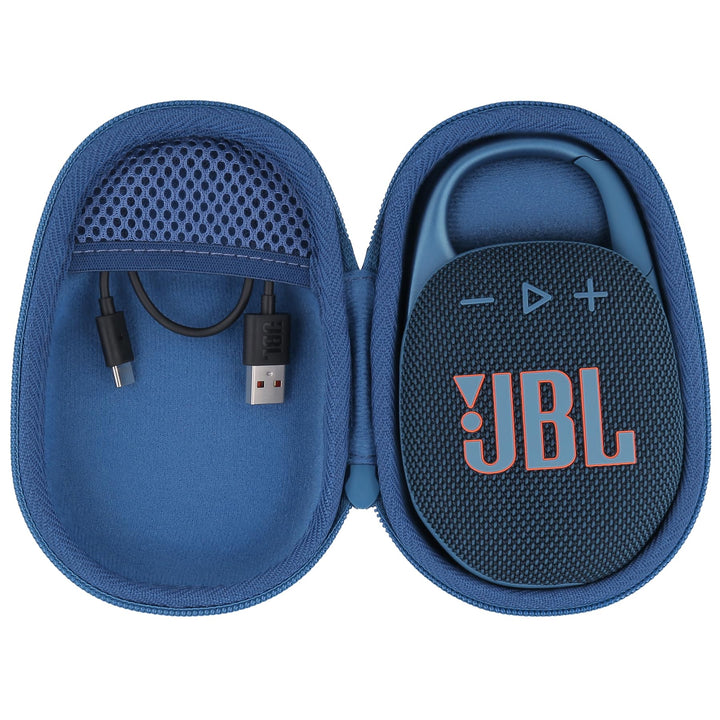 co2CREA Hart Reise Schutz Hülle Etui Tasche für JBL Clip 5 /JBL Clip 4 / JBL Clip 4 Eco Tragbare Blu