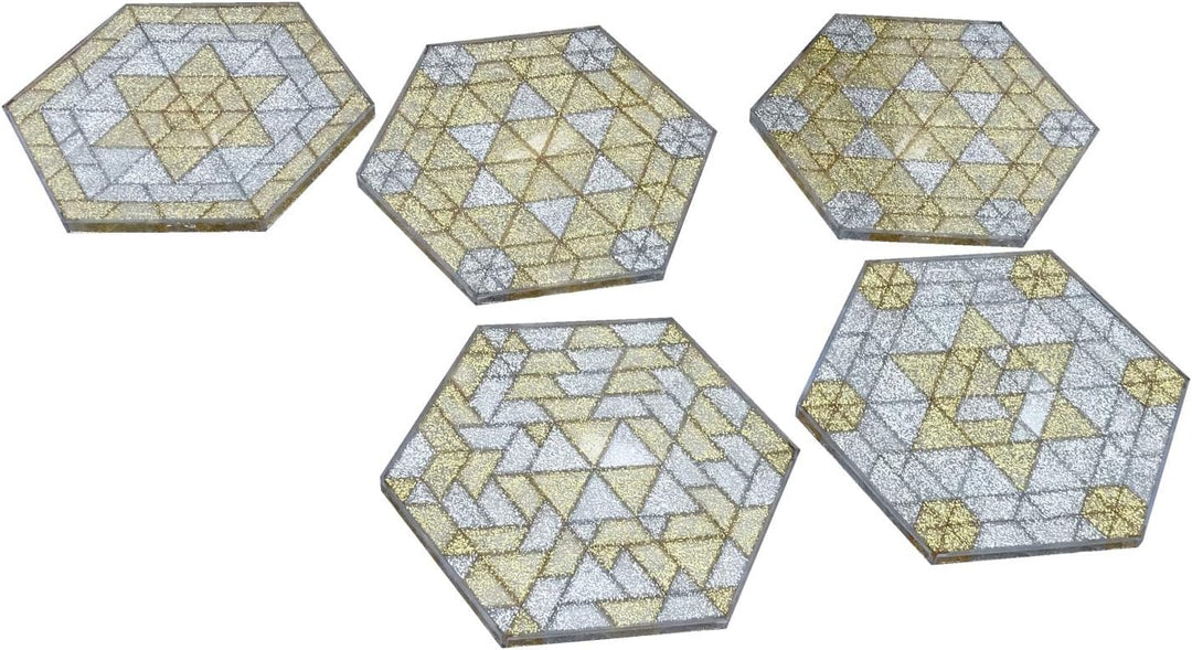 Nein Ecko Trapez Gold/Silber - Set 500