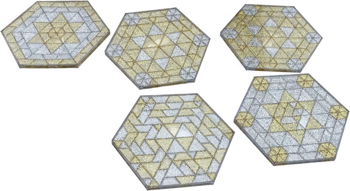 Nein Ecko Trapez Gold/Silber - Set 500