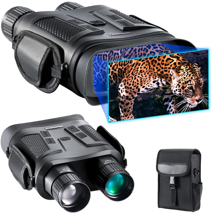 4K Nachtsichtgerät Jagd mit 7000mAh Akku – Digitales Infrarot Fernglas mit 3" LCD, 800m Reichweite,