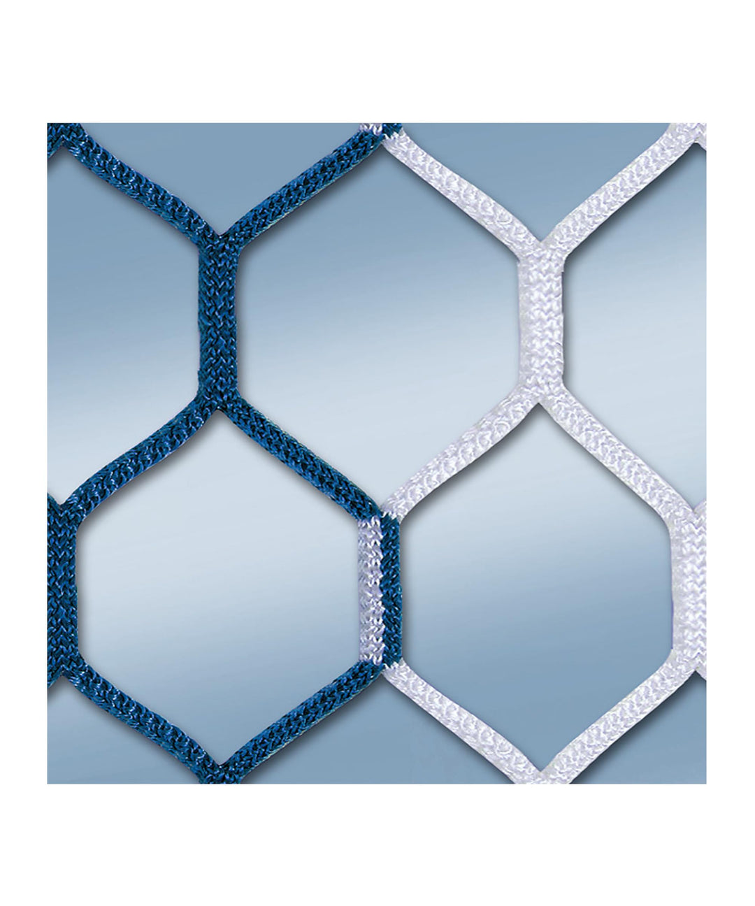 Cawila Tornetze PRO Tornetz PPM 4MM HEX120 | 5,15 x 2,05m | 0,8 x 1,5m /weiss blauweiss Einheitsgrös