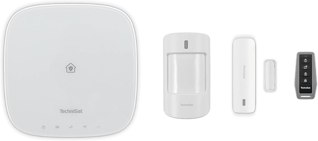 TechniSat TECHNISMART Startpaket - Alarmierungssystem bestehend aus Zentraleinheit, Bewegungsmelder,
