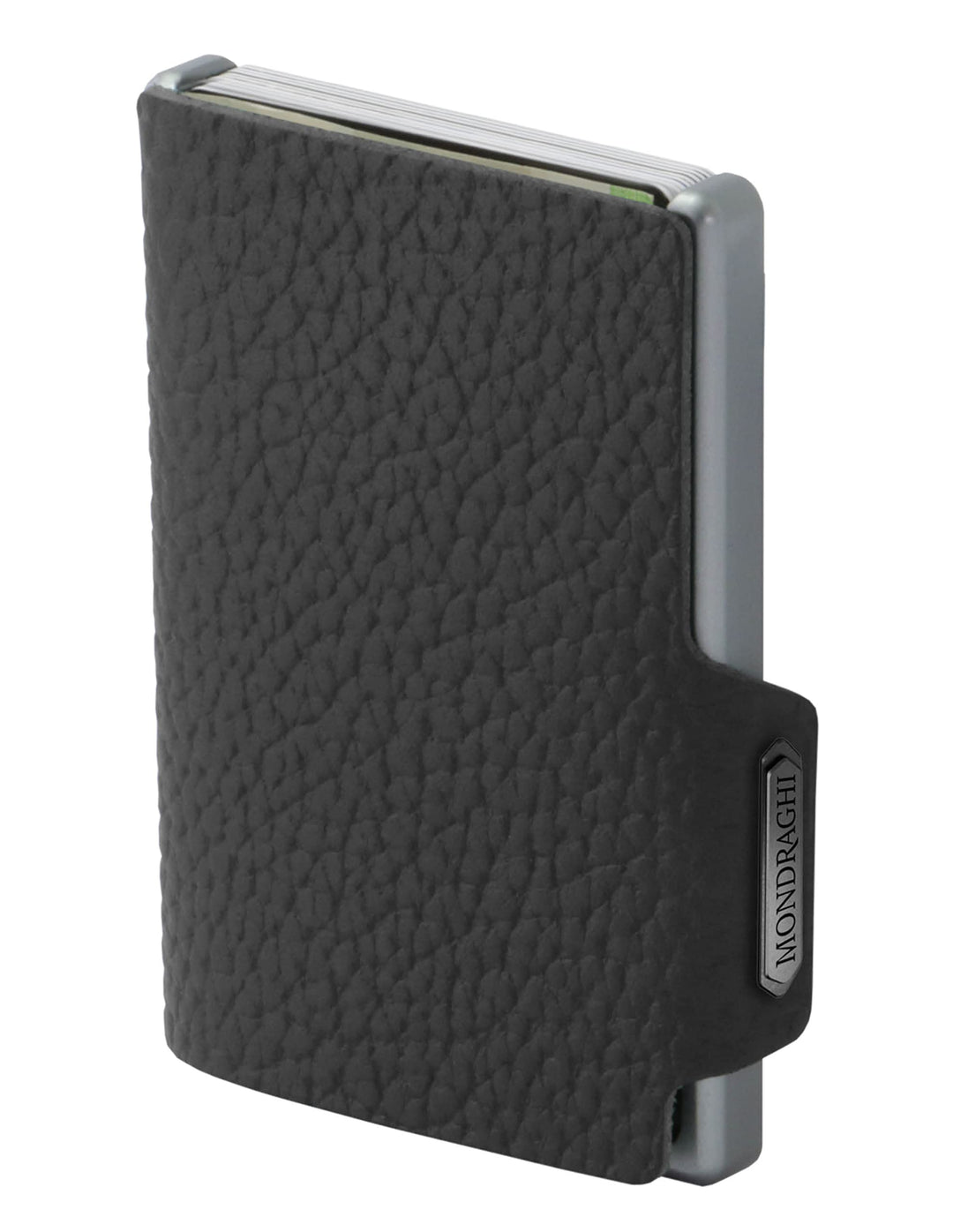 Mondraghi® Mini-Wallet. Ultraleichte Geldbörse mit Narbenleder. Kleiner Geldbeutel mit RFID-Schutz-C