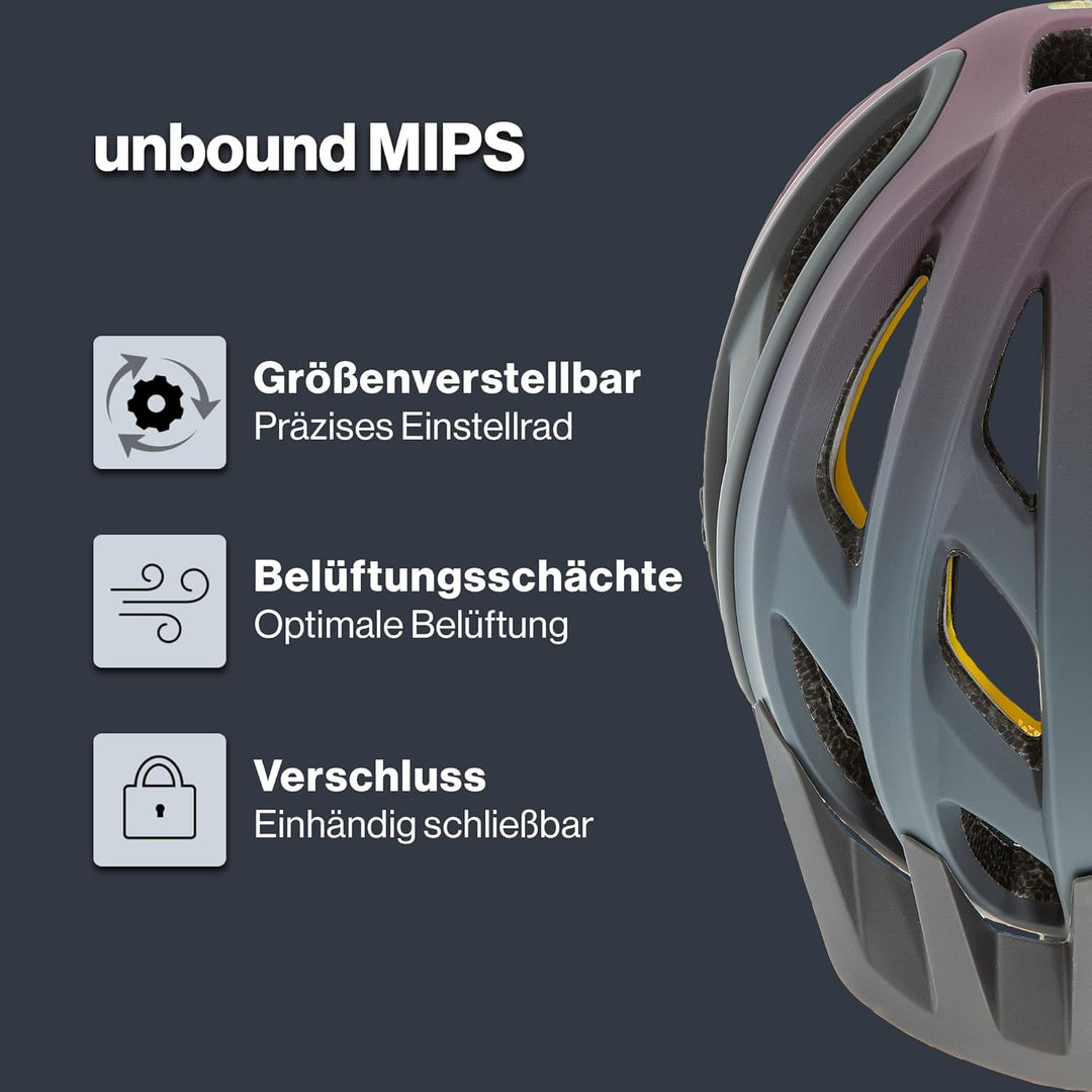 uvex unbound MIPS - sicherer MTB-Helm für Damen und Herren - MIPS-Sysytem - individuelle Grössenanpa