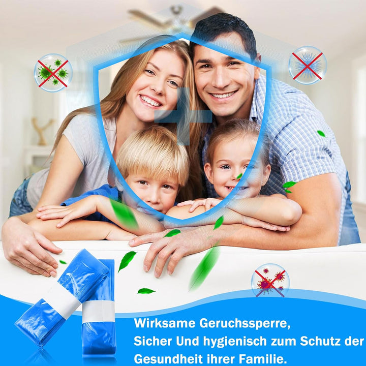 18 Stück Nachfüllfolie für Windeleimer, 4,5m Hohe Kapazität Windeleimer Nachfüllbeutel - Bis zu 320