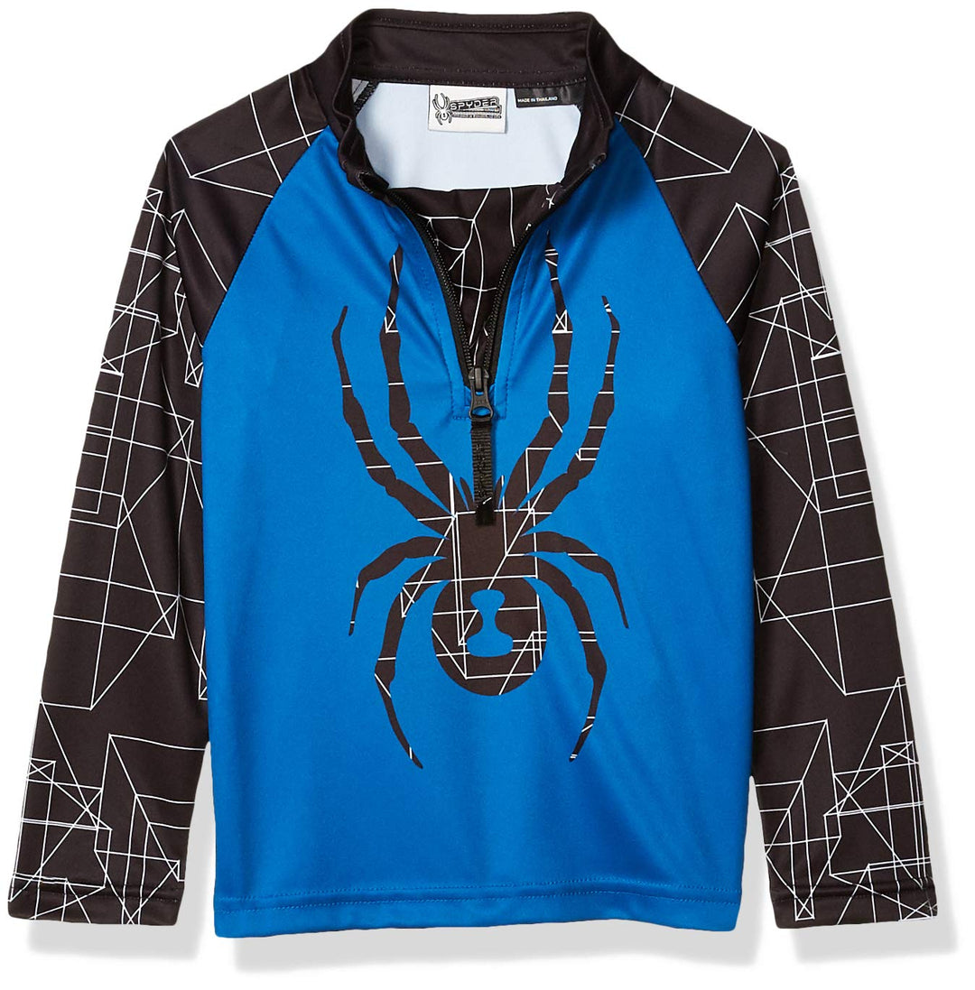 Spyder Jungen Mini Maze Zip T-Neck Unterwäsche 3 Old Glory, 3 Old Glory