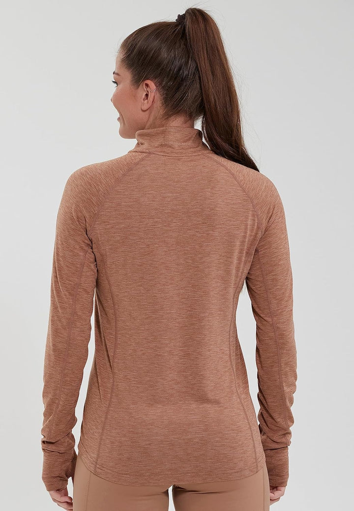 Damen Canna V2 Performance Sweatshirt, 5133 Beaver Fur