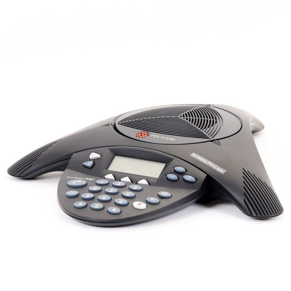 POLYCOM SoundStation 2W schnurloses DECT Audiokonferenz Telefon (deutscher Stecker), Deutscher Steck