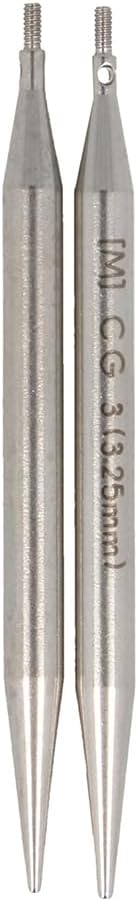 Chiaogoo - Chiaogoo Twist (5 + 8 cm, 2,00 - 3,25 mm) Kurz austauschbare Kreisnadel -Tipps Combo Pack