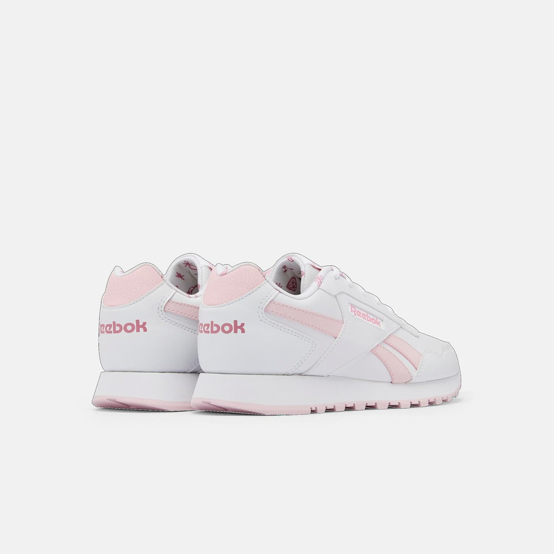 Reebok Mädchen Glide Sneaker 34.5 EU White Frostedberry Dustyrose, 34.5 EU White Frostedberry Dustyr