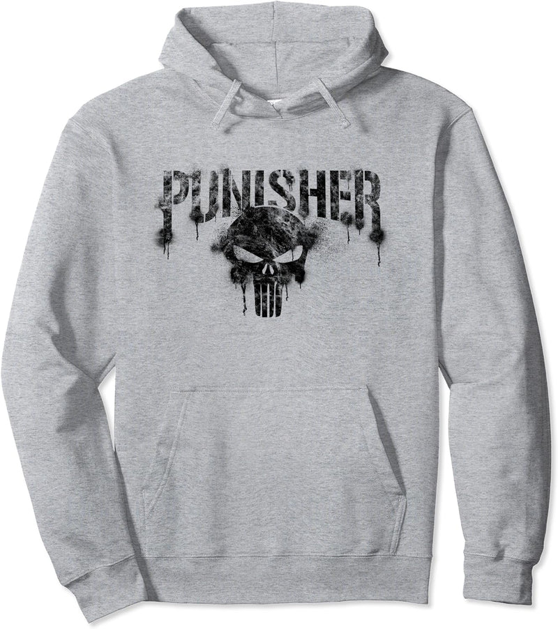 Marvel The Punisher Logo Black Pullover Hoodie