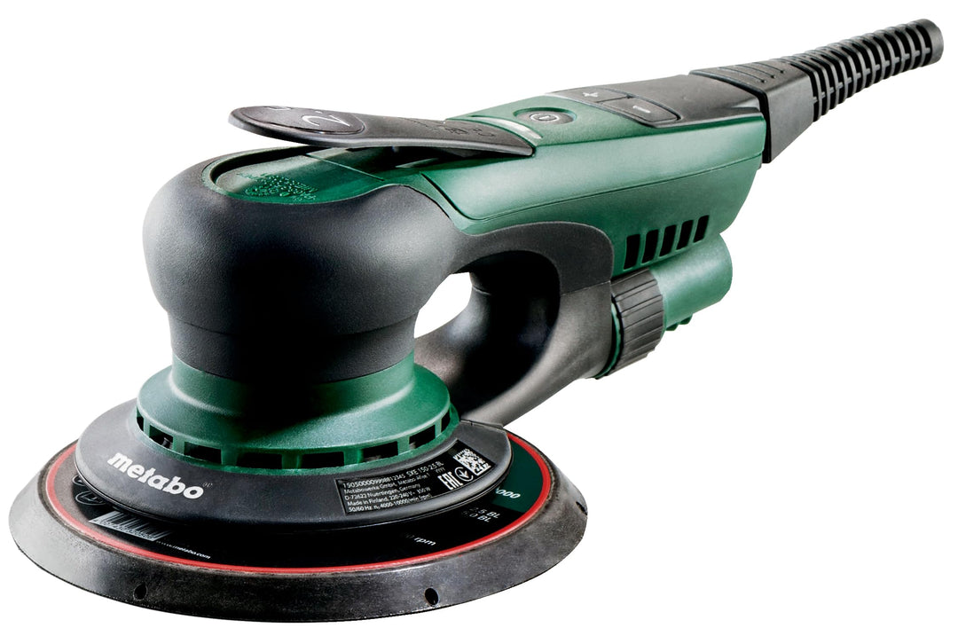 metabo Exzenterschleifer SXE 150-2.5 BL - 350 W, 150 mm Schleifteller - Leicht & flach, VTC Elektron