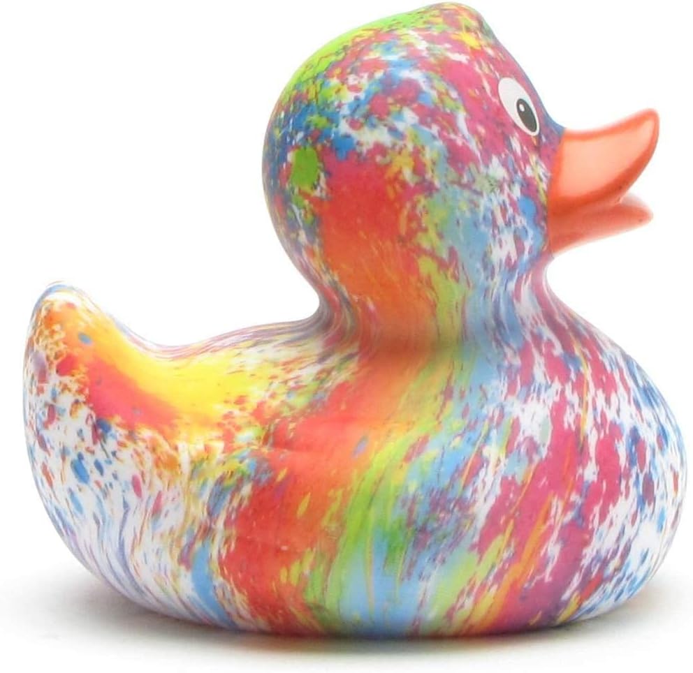 Badeente - personalisierbar (Rainbow), Rainbow
