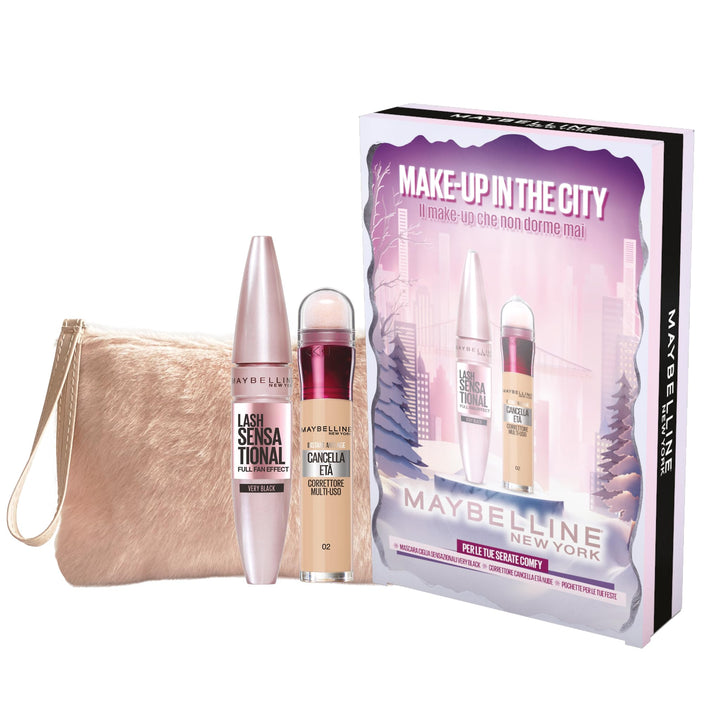 Maybelline New York Make Up in The City Geschenkbox Lash Sensational Mascara Very Black + Der Lösche