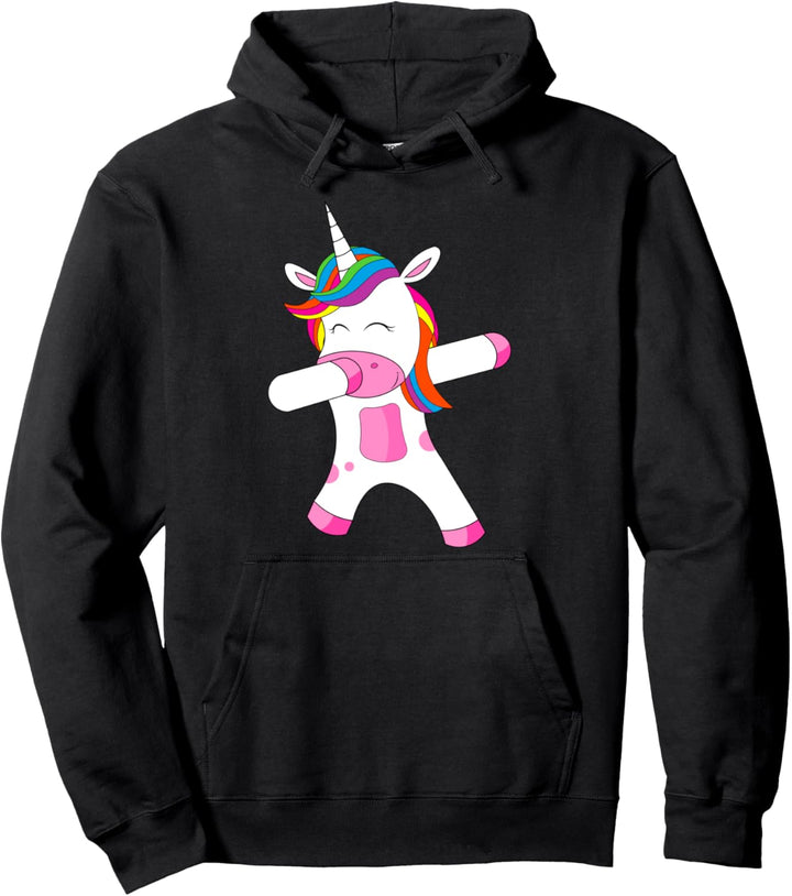 Dabbing Unicorn Dab tanzendes Einhorn Pullover Hoodie