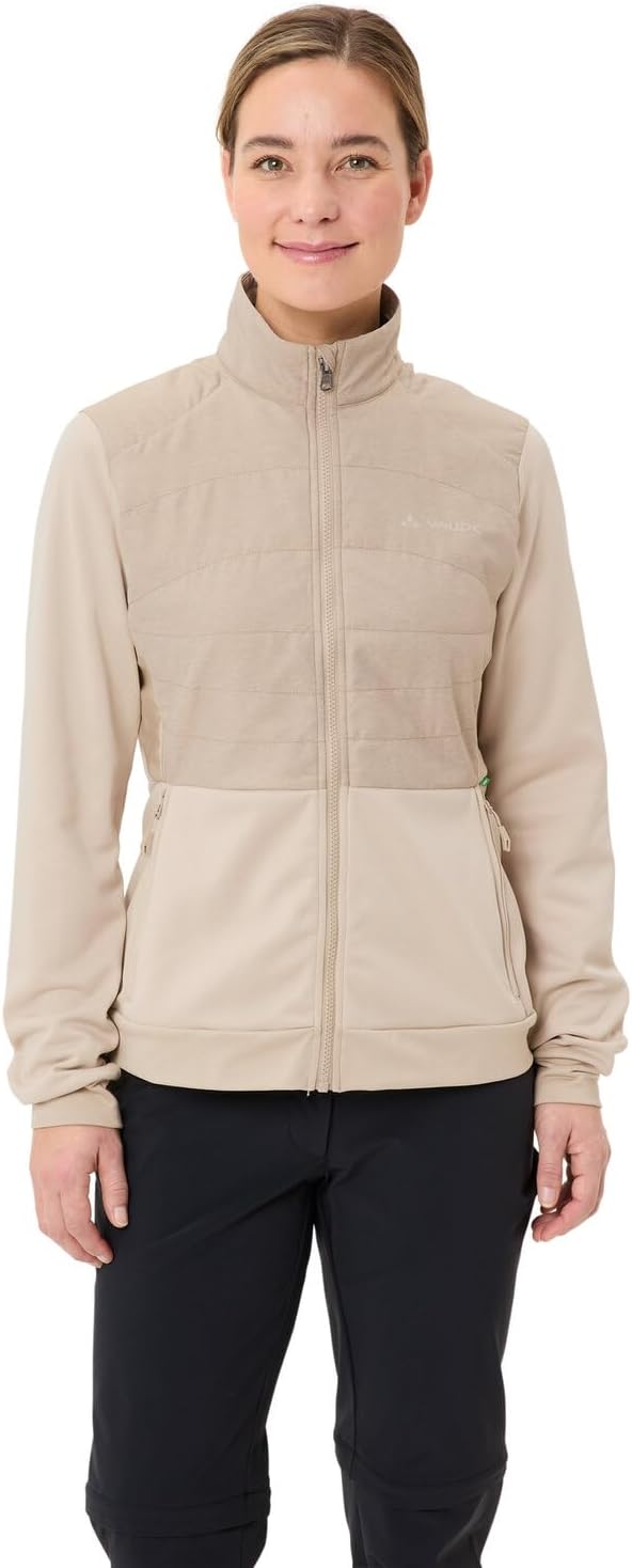 VAUDE Women's Yaras 3in1 Jacket - Winterjacke Damen - Doppeljacke zum Radfahren 38 dark sea/linen, 3