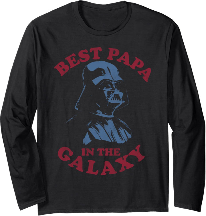 Star Wars Darth Vader Best Papa In The Galaxy Poster Langarmshirt