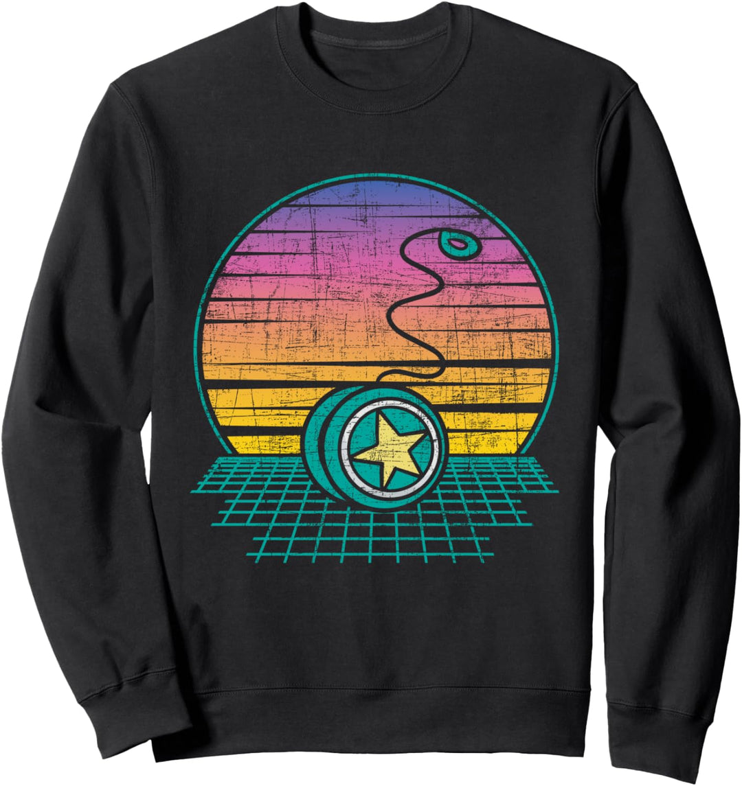 Vintage Yoyo Lover - Retro 80er 90er Jahre Toys Old Games Collector Sweatshirt
