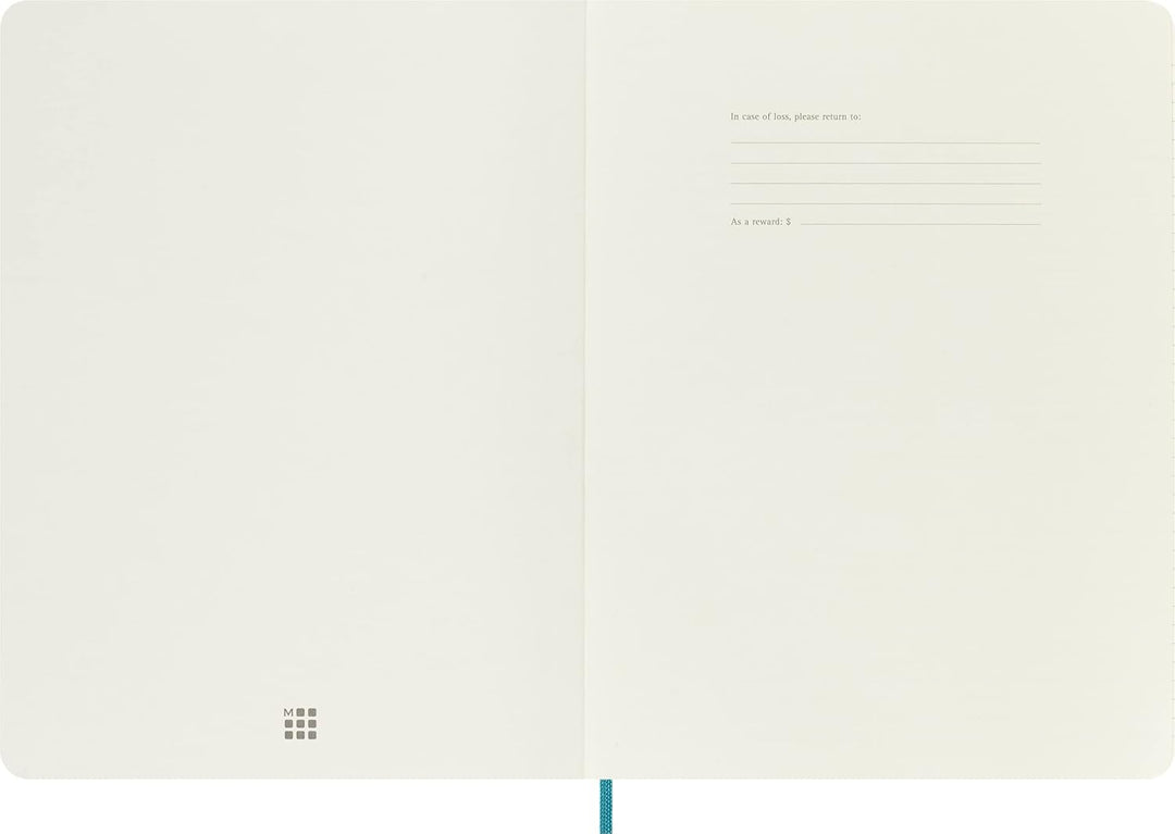 Moleskine Notizbuch, QP623B35 Xlarge, Leer, Soft Cover, Riff Blau X-Large Riff Blau, X-Large Riff Bl