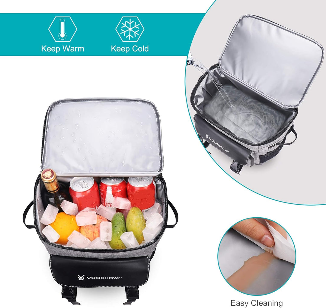 Vogshow 30L Kühlrucksack, Grosser Isolierter Picknickrucksäcke Kühltasche Mehrzweck Rucksack Männer