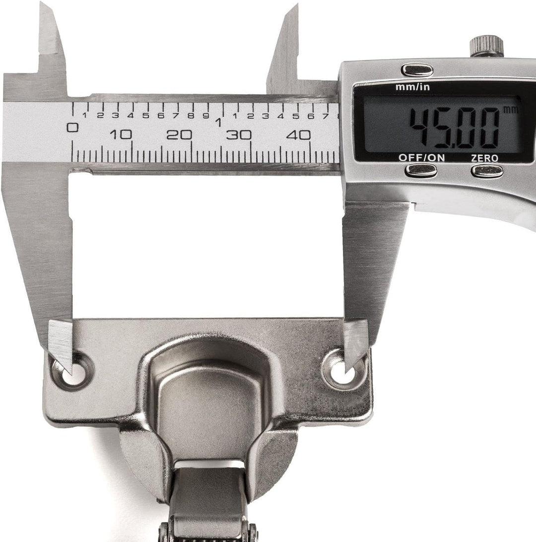 SOTECH 10 Stück SOFT-CLOSE Topfbänder 105° Eckanschlag T45 mit Montageplatten und Schrauben und schn
