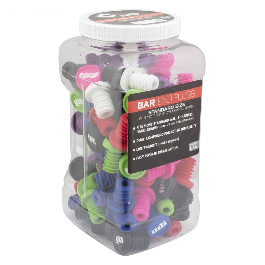 ODI BMX Endkappen Glas Candy Jar, Mixed Colors, 121200500