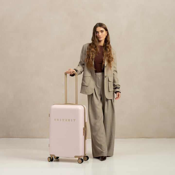 SUITSUIT Koffer Gross 66 cm - Leicht Hartschalen Reisekoffer mit Rollen - TSA-Schloss - 59 L - Fusio