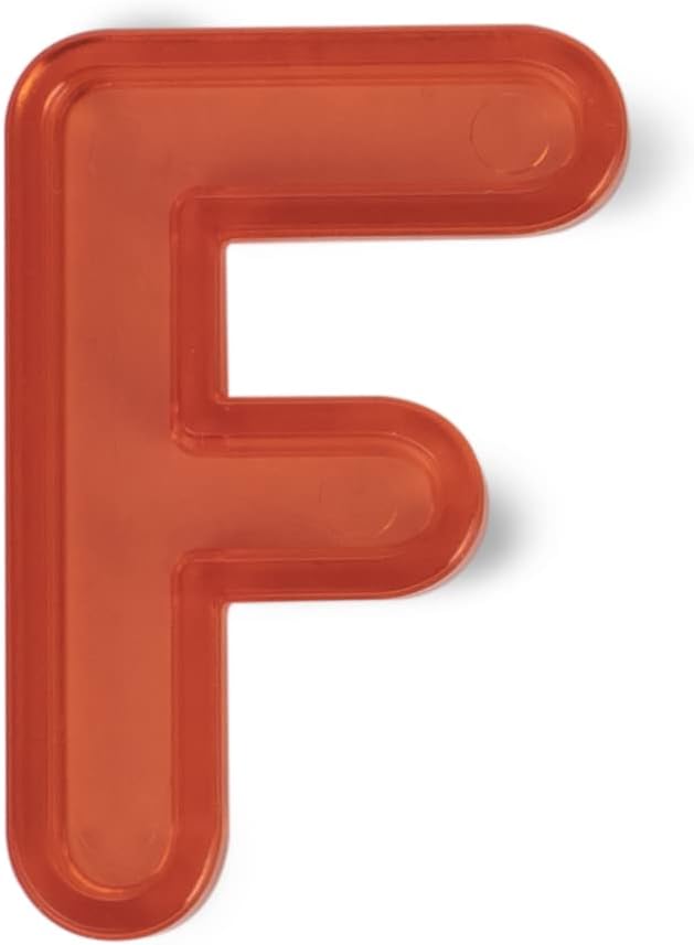 Miniland XML-32169 Transparente Grossbuchstaben 76 Stück für Tischlicht, Mehrfarbig