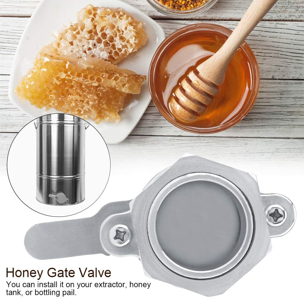 TOPINCN Honey Gate Valve Edelstahl Honey Extractor Bienenzuchtwerkzeuge Extractor Abfüllanlagen Bien