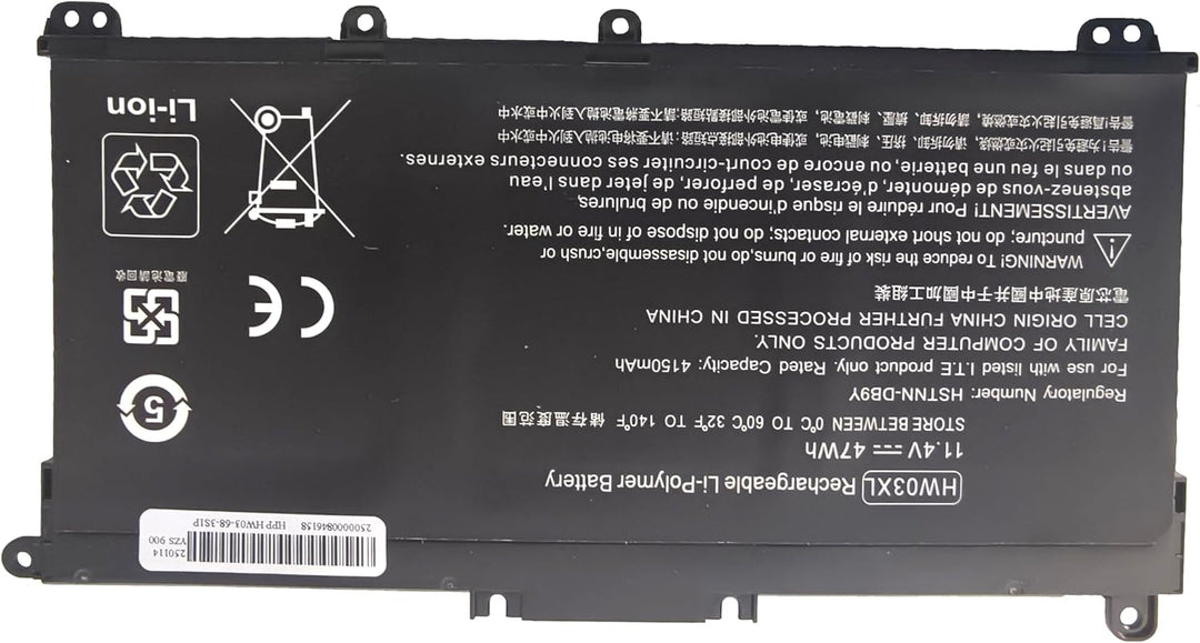 HW03XL L97300-005 Akku Kompatibel mit HP 250 G9 255 G8 255 G9 17-CN 17-CP Pavilion 15-EG 15-EG1103NW