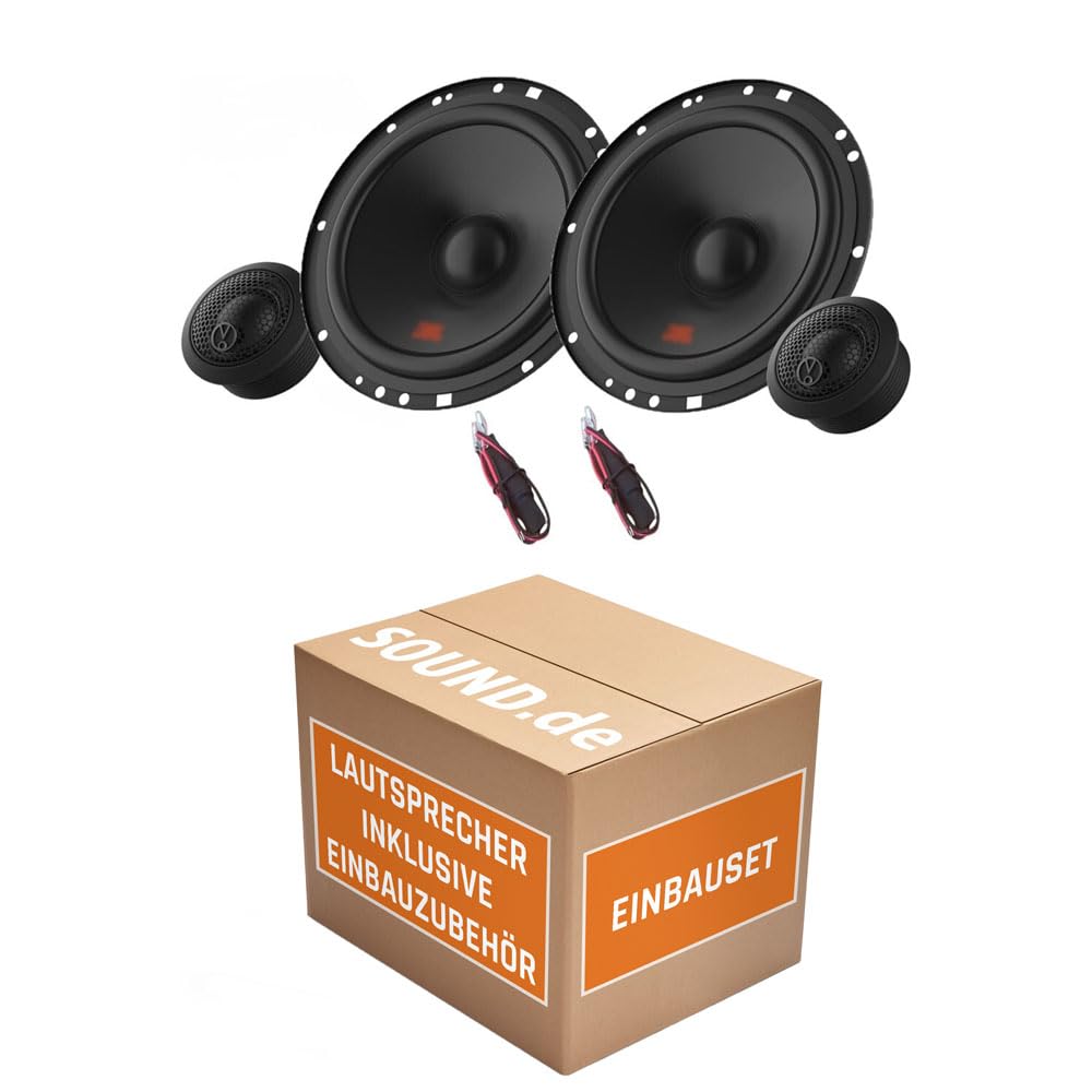 Lautsprecher Einbauset passend mit JBL Stage2 64CFS 16,5cm System Auto Einbausatz passend für VW Pas