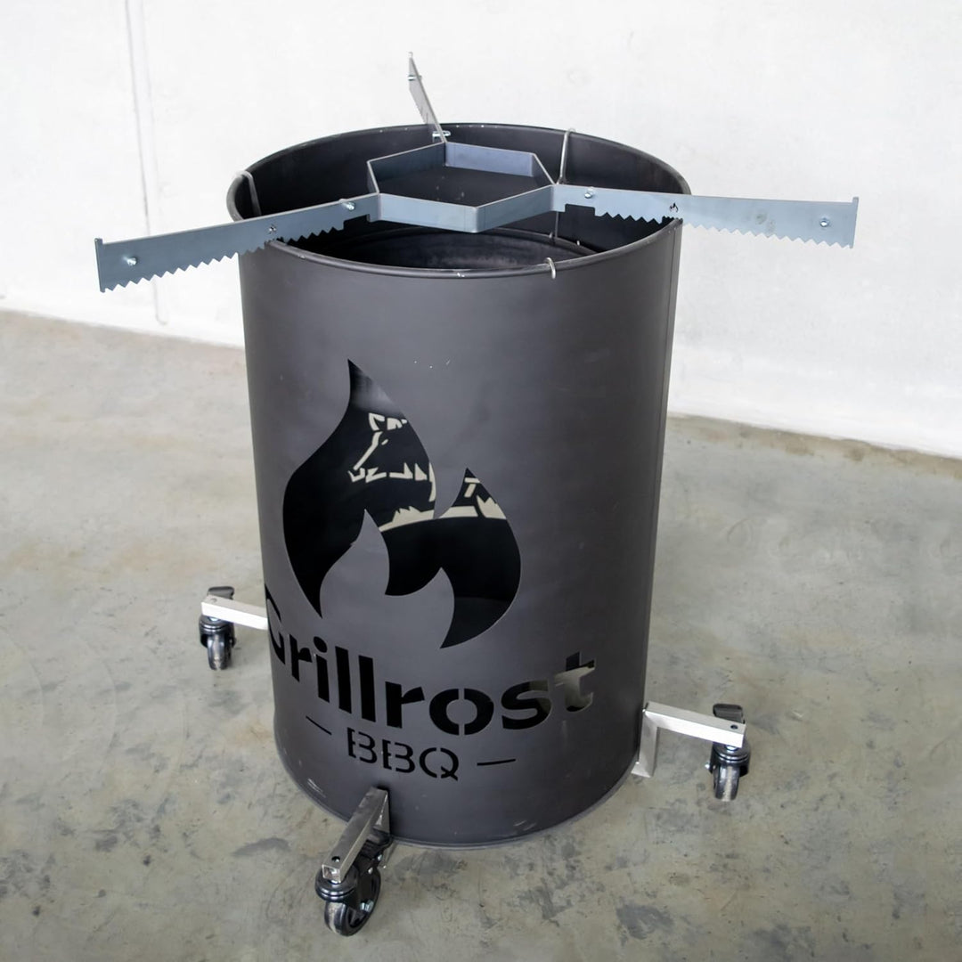 Grillrost.com Das Original Auflageleisten für alle 100cm Feuerplatten - sorgt für ausreichend Luft u