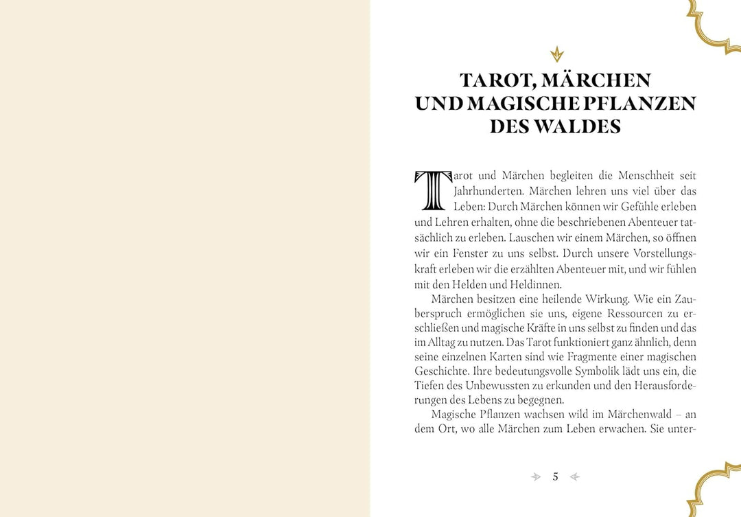 Magie des Märchenwaldes (VIVIDA): Tarotkarten, Märchen & Zauberpflanzen; Set mit Buch und 78 Karten,