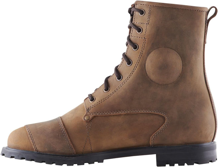 Bogotto Nashville Motorrad Stiefel, Braun, Grösse 41, Herren, Rindsleder | Leder
