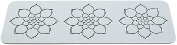 Silikon-Spitze-Matte, Zucker Craft Abdruckform essbare Kuchendekoration, 3 Löcher Mandala 3 Holes Ma