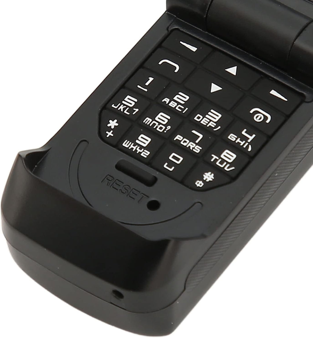 Cuifati Entsperrtes Flip-Phone, 0,66 Zoll Kleinstes Mobiltelefon der Welt, 2G, Einfach zu Bedienende