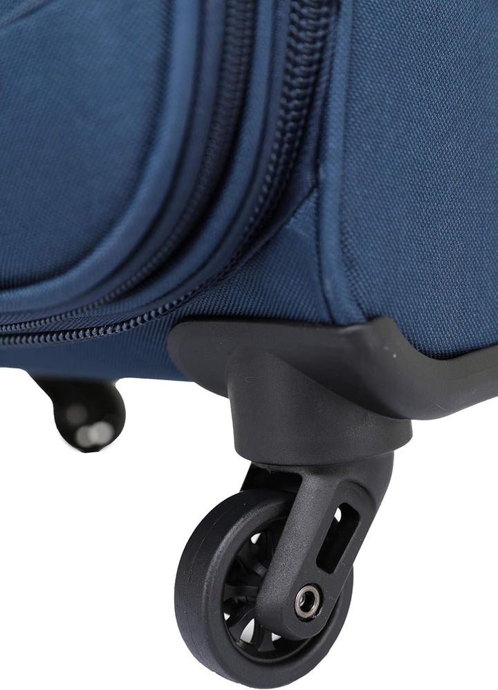 BEIBYE 4 Rollen Reisekoffer 3tlg.Stoffkoffer Handgepäck Kindergepäck Gepäck Koffer Trolley Set-XL-L-