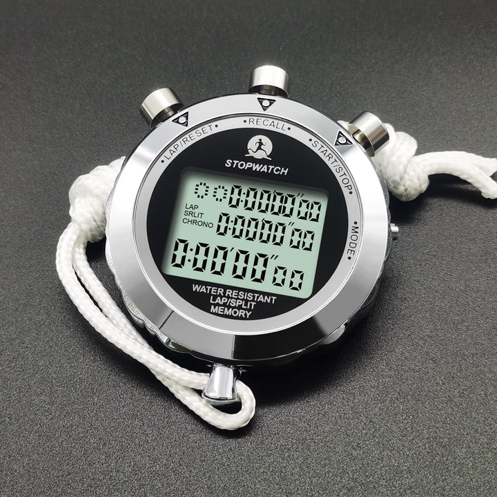 Rolilink Stoppuhr, Metall-Stoppuhr für Sport, Metall-Stoppuhren, Timer für Sport und Wettbewerbe (10
