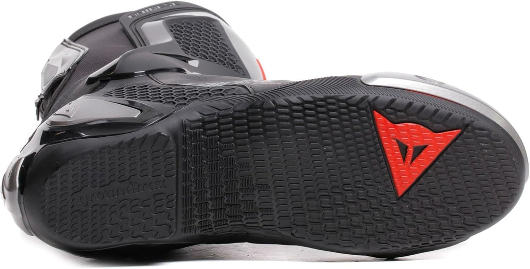 Dainese Stiefel Torque 4 Air Boots Motorradstiefel Racing Stiefel, 48 EU B78-BLACK/RED-LAVA 48, Schw