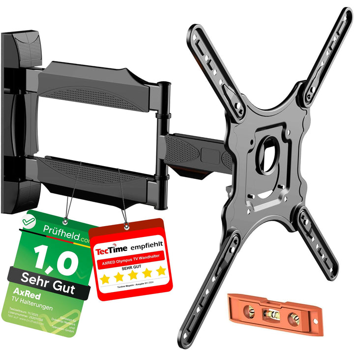 [ Test 2X SEHR GUT *] AXRED Olympus Max TV Mount Wandhalterung 17”-60” Zoll (43-152cm) 4K Fernseher